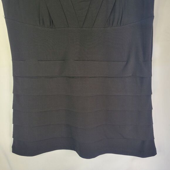Bellisima Layered Elegant Black Top - Picture 6 of 10